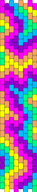 Tie pattern - pink,orange,purple