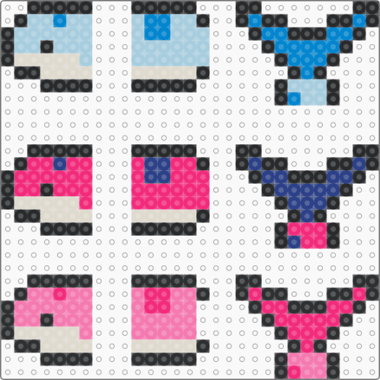 fishies!!! :3 (keychains) - pink