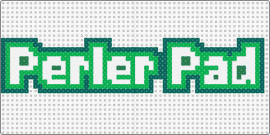 Classic Perler Pad Logo - perler pad,original logo,kandi pad