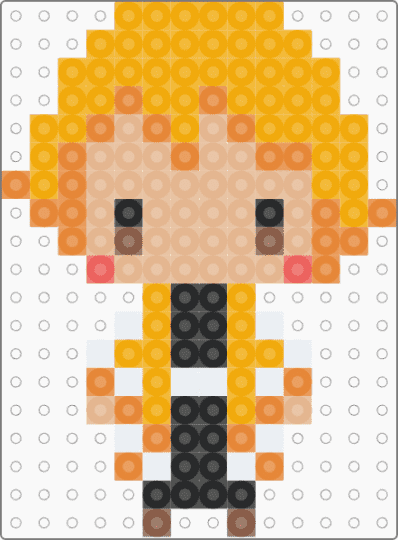 Zenitsu - beige,orange
