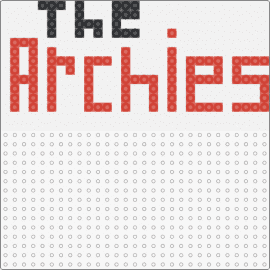nkhgjm - the archies,band,music,retro,fictional,hit song,red,black,white