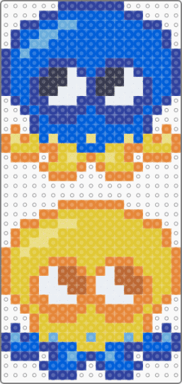 Blue and Yellow Octopi - octopus,cute,animal,video game,nintendo,gaming,purple,orange,yellow,blue,splatoon,octoling,charm