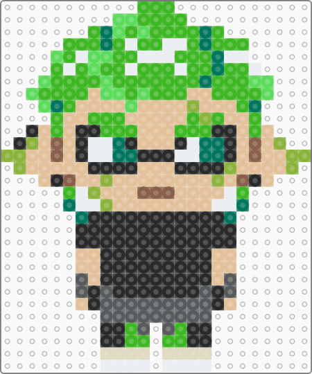 Ryohei Mem Cake - beige,green,ryohei midori,agent 4,splatoon,splatoon 2,inkling,squid,splatoon oc,mem cake