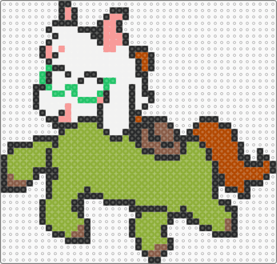 Deltarune Ralsei Rancher Sprite (Chapter 5) - green