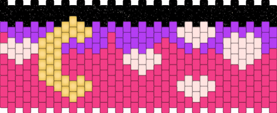 Moon and Stars - pink,cotdvaporwave