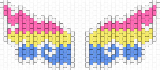 Angel Wings Pan Colors - yellow,pink