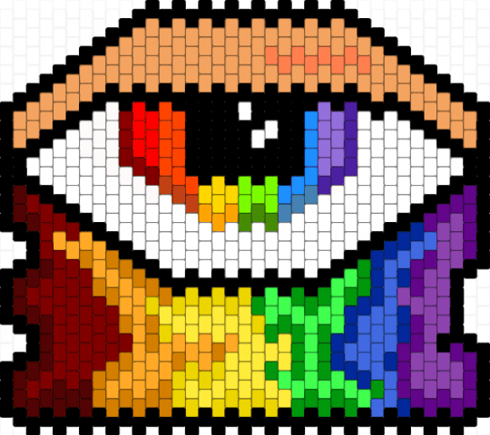 the eye - orange,brown,green,colorful