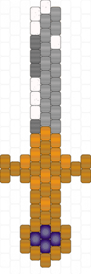 dagger form - orange,beige