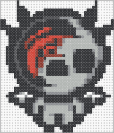 Apollyon - The Binding of Isaac (tboi) - apollyon,video game,gaming,black,gray,beige,tboi,the binding of isaac