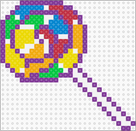 bluududes lollipop - forsaken, pink, rainbow