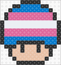 trans mario mushroom - pink,mario,pride,mushroom