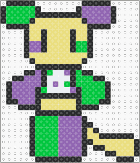 looey - yellow,dandys world,green,purple,tan,white,black