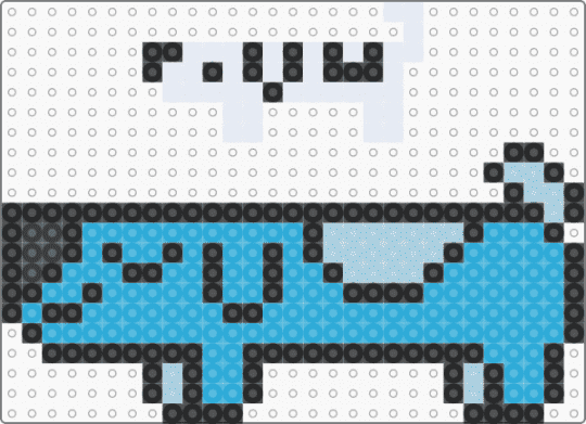 bluey long dog - light blue,bluey,bluey long dog,longdog,long dog