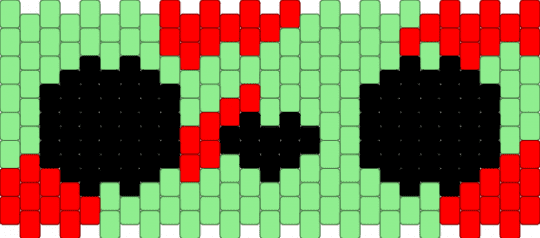 Zombie - teal,red