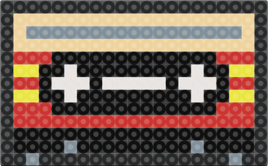Tape - black,beige,red