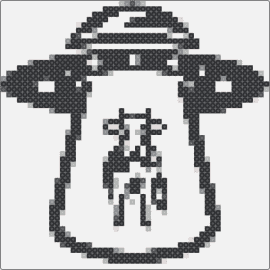 cow abduction - white,beige,gray