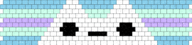 Something glitter - cat,cuff,horizontal,stripes,silhouette,glitter,light blue,animal