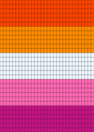 lesbian flag! - pink,lesbian,pride,bigproject,yipeee