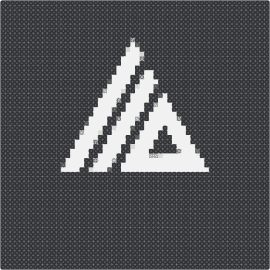 ATLiens logo 2 - atliens,dj,music,edm,logo,emblematic,rhythmic,triangle,geometric,black,white