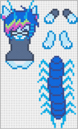 Cosmo Ragdoll - blue,light blue