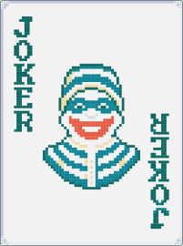 Burglar - gray, teal, white