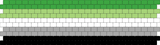 Aro Pride Cuff - green,beige,pride,aro,aromantic