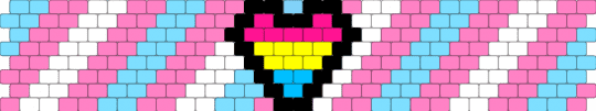 Pan and Trans Pride Cuff! - pink,light blue,trans,pan