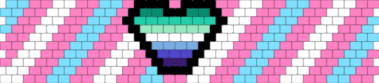 Trans and mlm(gay) cuff - pink,light blue,pride,mlm,gay,trans