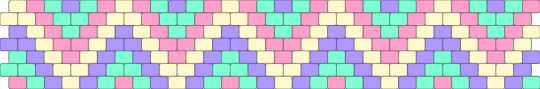 Striped pastel cuff - pink,pastel