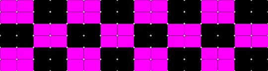 Missing source texture Ladder Cuff - black, pink