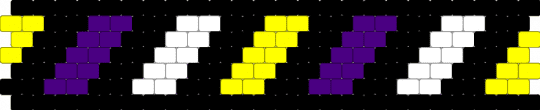 Enby caution tape (Actually fits) - black,purple,yellow,pastel