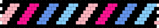 Omni caution tape - black,pink,light blue