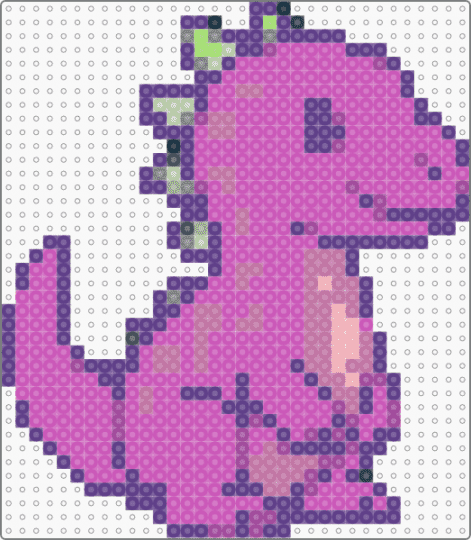 izzy dino - purple,pink