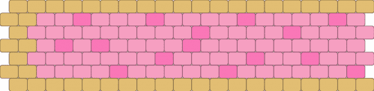 pop tart - beige,pink