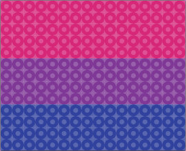 Small bisexual flag - pink,purple