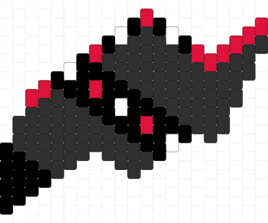 Husk wings || Hazbin Hotel - black, red, white