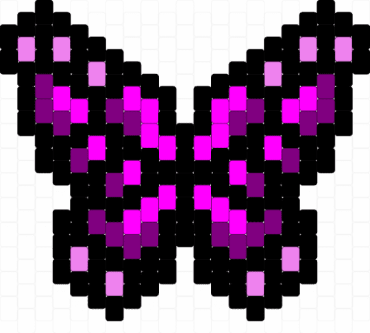 Butterfly design 2 - black,pink,butterfly,remix,pink butterfly