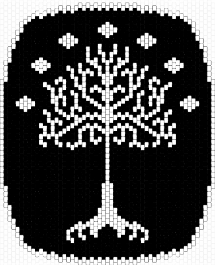 The Tree of Gondor || LOTR - black, gondor, gondor lotr, lord of the rings, lotr, tree of gondor, tree of gondor lotr