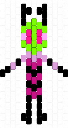 Mini Zim! || Invader Zim - green,pink,zim,invader zim,iz,zim iz,irken,invader