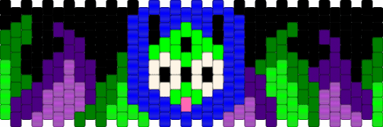 Gir Fire Cuff || Invader Zim - green,purple,gir,gir iz,invader zim,fire,world dominantion