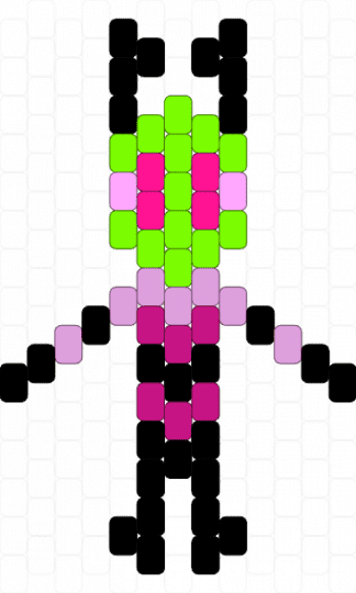 Mini Zim! || Invader Zim - green,pink,zim,invader zim,iz,zim iz,irken,invader