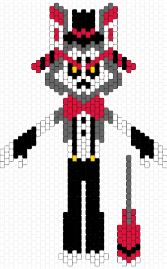 Husk || Hazbin Hotel - gray, red