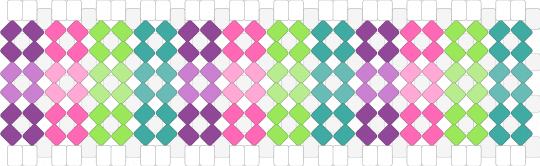 draft - white,pink,teal