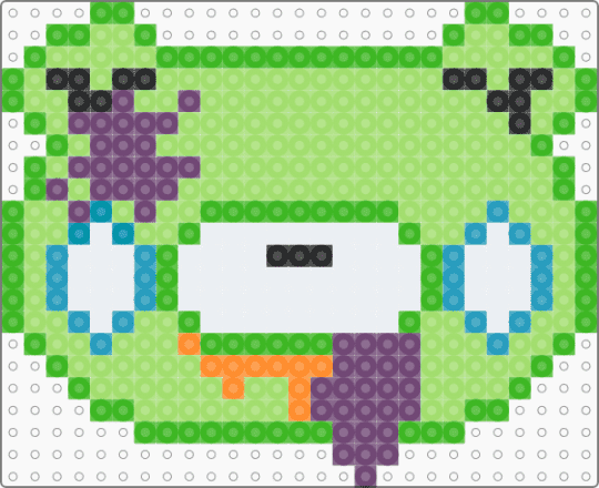zombie gloomy bear - green