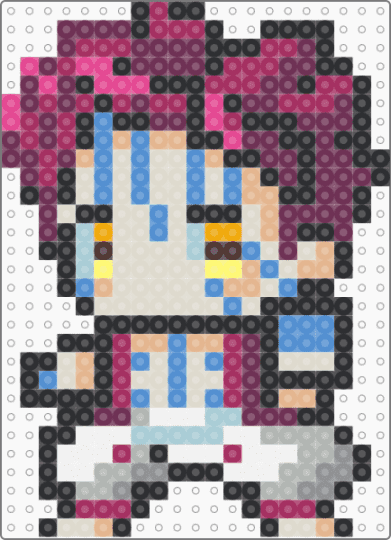 Demon slayer Akaza - pink,beige,light blue,demon slayer,akaza,anime,basketball