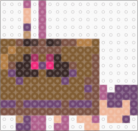 Box Cat  (box) (full) - tan,pink