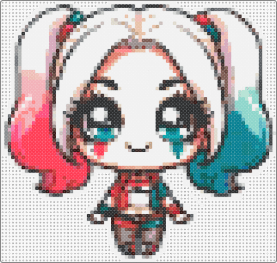 Harley cutie - beige, colorful, gray, teal, white