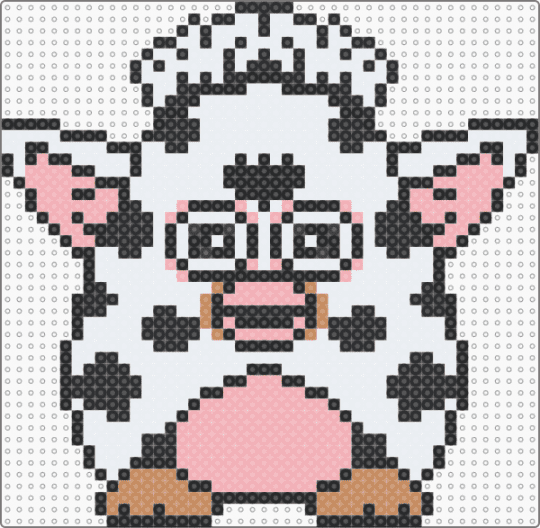 cow furby - white,beige,cow,furby,moo,farm