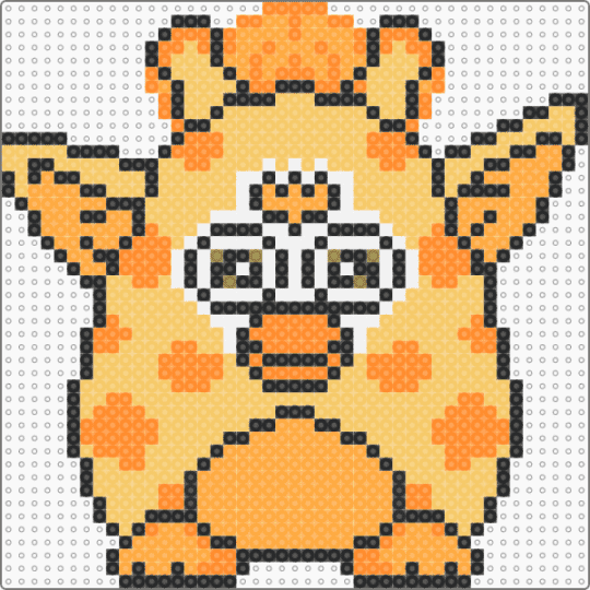 giraffe furby - yellow,orange