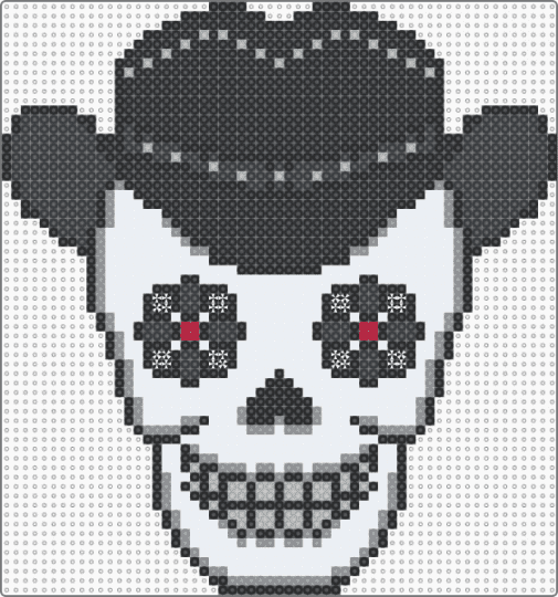 lil texas skull - western,spooky,music,halloween,black,white,gray,country,cowboy,skull,punk